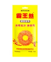 (6 Pack) BAWANGSI Super Hot Spicy Beancurd Strip Latiao Chili Snack, 65g 霸王丝爆辣辣条