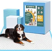 60 Count Extra Large Dog Pee Pads 28" x 34", Super Absorbent X-Large Puppy Pads Disposable Dogs Training Pads, Quick Drying Leak-Proof Dog Potty Pads for Doggies Puppies Cats