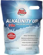 SpaChoice 5-Pounds Premium Alkalinity Up for Pools, Alkalinity Increaser for Swimming Pools, 100% Sodium Bicarbonate