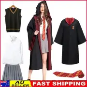 Hermione Gryffindor Uniform Costume Granger Cosplay Kid's Outfit Book Week Gifts