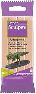 Sculpey Super Sculpey - 1Lb/454G - Beige/Flesh Clay, Beige
