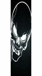 Skateboard Grip tape Skull 9" x 33" Griptape