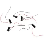 5X(5Pcs 23A/A23 Battery (12V) Clip Holder Box Case Black Q5Y1)8462