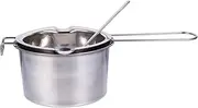 Mikinona Stainless Steel Melting Pot Set Hiking Cookware Milk Pan Easy Clean Multi-Functional Outdoor Camping Cooking Pot