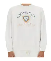 Casablanca For The Peace Gradient Effect Sweatshirt S,XL,M white