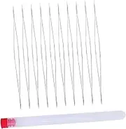 jojofuny 1Set Practical DIY Beading Needles Manual Sewing Needles for Easy Bead Stringing with Storage Bottle Sewing Accessories for Craft Projects