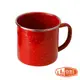GSI Cup Stainless Rim 12 fl. oz.- Red 不鏽鋼包邊琺瑯杯12oz『紅色』04208 咖啡杯 露營杯 馬克杯 水杯 野餐 露營