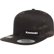 Factory Effex Kawasaki Snapback Hats OSFM Camo Black 27-86104