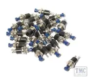 BPGM514 Gaugemaster Bulk Pack of 25 Push to Make Switches in Blue