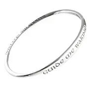 .925 STERLING SILVER Mobius Bangle Bracelet | Guide Me Waking | Made in the USA