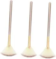 PENIKOKO 3pcs Highlighter Brush Soft Fibers for Blending Contouring for Daily Makeup Application Portable Makeup Tools for Precision Highlighting Setting