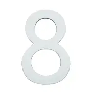 Sandleford 90mm Glow In Dark Acrylic House Number 8