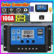 100A 12V 24V MPPT Solar Charge Controller Home Solar Panel Battery Regulator
