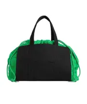 Report jacquard towel travel bag One size Black