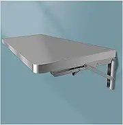 Floating Desk for Wall Laundry Room Bar Home Office Small Space,Wall Mounted Folding Table,Stainless Steel Laundry Folding Table,100 * 40cm/39.4 * 15.7in