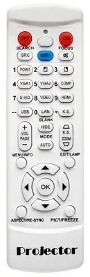 Replacement remote for EPSON POWERLITE PRO G5650WNL