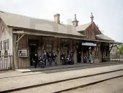 1899 R.R. depot at Garrison, New York 11 x 14" Photo Print