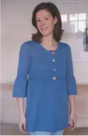 Dovetail Designs Knitting Pattern K2.33 Cape Cod Cardigan to Knit 30"-50"