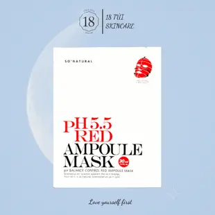 紅皮安瓿面膜 pH 5.5 So Natural 韓國