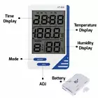 Digital LCD Portable Indoor Outdoor Thermometer Hygrometer KT-908 Easy Install