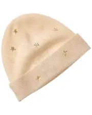 Brodie Cashmere Shiny Star Cashmere Beanie