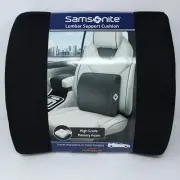 SAMSONITE Chair/Car Lumbar Support/LOWER BACK-Pillow Memory Foam/PREMIUM - NEW