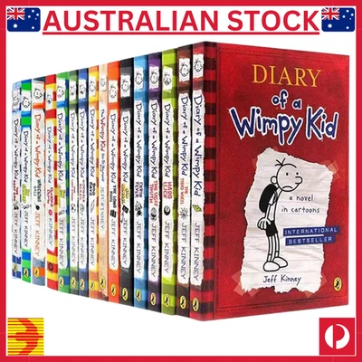 Diary of a Wimpy Kid Box Set Collection 1-16 Books For Kids by Jeff Kinney