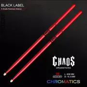 DRUM STICKS CHAOS 5B DRUMSTICKS – CHROMATICS RED DRUM STICKS AMERICAN HICKORY