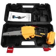 6Inch Brushless Chainsaw for 18/20V Battery Cordless Electric Chain Saw Woodworking Cutter Pruning Power Tools As Shown