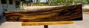 Mabolo Velvet Apple BURL LUMBER Ebony Black Wood Resin Table Top Natural Slab!
