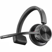 Poly Voyager 4300 UC 4310 Wireless Over-the-head, On-ear Mono Headset - Black - Siri, Google Assistant - Monaural