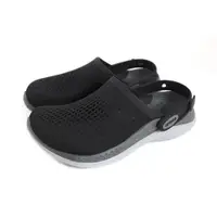 在飛比找ETMall東森購物網優惠-Crocs 休閒鞋 懶人鞋 黑灰色 男女鞋 206708-0