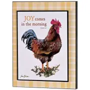 Joy Come In The Morning - Psalm 30:5 - 11 x 14 Inch MDF Wood Stacked Block Sign