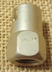 Airbrush Supplies Coupling Sleeve Female 1/4 inch HF 187