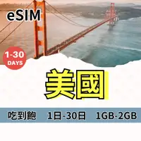 在飛比找蝦皮購物優惠-【免運】eSIM 美國上網  三大電信 T-Mobile電信