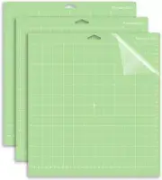 Standard Grip Cutting Mat for Cricut Explore One/Air/Air 2/Maker 12x12 3 Green P