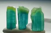 Top Quality Green Cap Tourmaline Crystals From Afghanistan