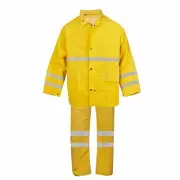 Cordova HV353Y4XL Riptide.35 MM PVC/Polyester, Yellow, 3-Piece Rain Suit,...