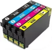 812XL 4-Ink Value Pack for EPSON WF3820 WF3825 WF4830 WF7830 WF7840