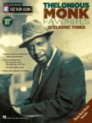 Thelonious Monk Favorites Jazz Play Along Book and Audio Lead Sheets 000841263