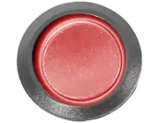 Buyers Products 6391100, On/Off Mini Round Rocker Switch Illuminated Red