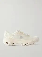 [LOEWE] LOEWE - + On Cloudventure 2.0 Rubber-trimmed Paneled Recycled-mesh Sneakers - Ivory - 36 36 Ivory