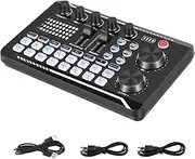 Byttlerom F998 Sound Card Microphone Sound Audio Interface Mixer Sound Card Mixing Console Amplifier for Phone PC