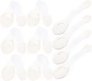 Yardwe 10Pcs Safety Locks for Cabinets Windows Toilets Proofing Adhesive Straps Durable Flexible Friendly Design Heart Style