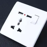 Wall Switch Socket Power Supply Outlet with Usb Port Charger Dual