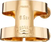 Bonnard Baritone Saxophone Ligature Reverse Closure Gold Plated (Gold Plate