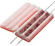 Meat Skewer Tool - Multifunctional Meat Skewer Maker Box - Easy Tools, Making for Effortless BBQ Gadget Experience