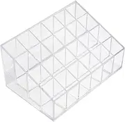 Transparent Cosmetic Makeup Organizer for Lipstick Brushes Bottles and more. Clear Case Display Rack Holder
