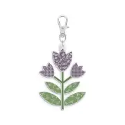 Riley Blake Lori Holt Happy Tulip Charm Keychain