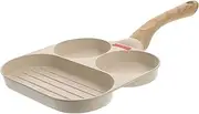 GLEAVI 1Set Non Stick Handheld Breakfast Pan Multi Function Egg Frying Pan for for Induction and Campfire Use Convenient Kitchen Essential for Eggs and Pancakes